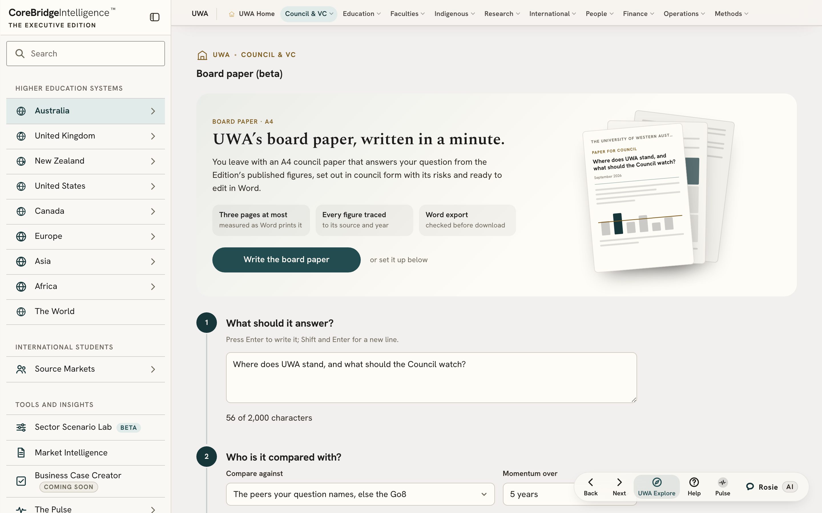 The board paper builder